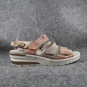 Waldlaufer Shoes Women 41 Sandals Fashion Comfort Leather Adjustable Straps Pink